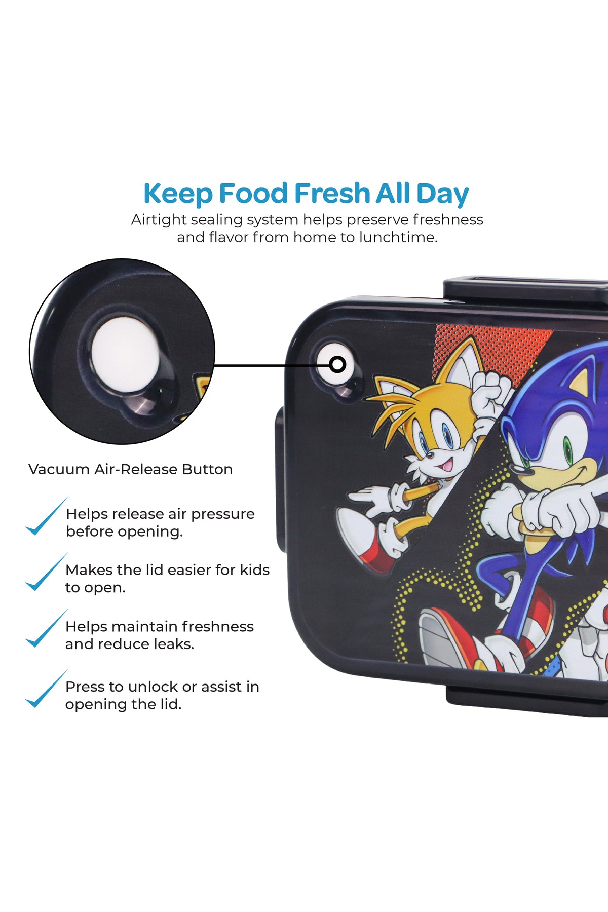 MOON Kids Lunch Box | PP + Stainless Steel Insulated Tiffin Box | Leak-Proof, BPA-Free, Durable School Lunch Box for Boys & Girls | Easy Open Clips | Food Safe Eco-Friendly Kids Meal Box