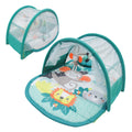 MOON Sit Feed Nap and Play Activity Floor Mat for Babies 0m+ - Blue