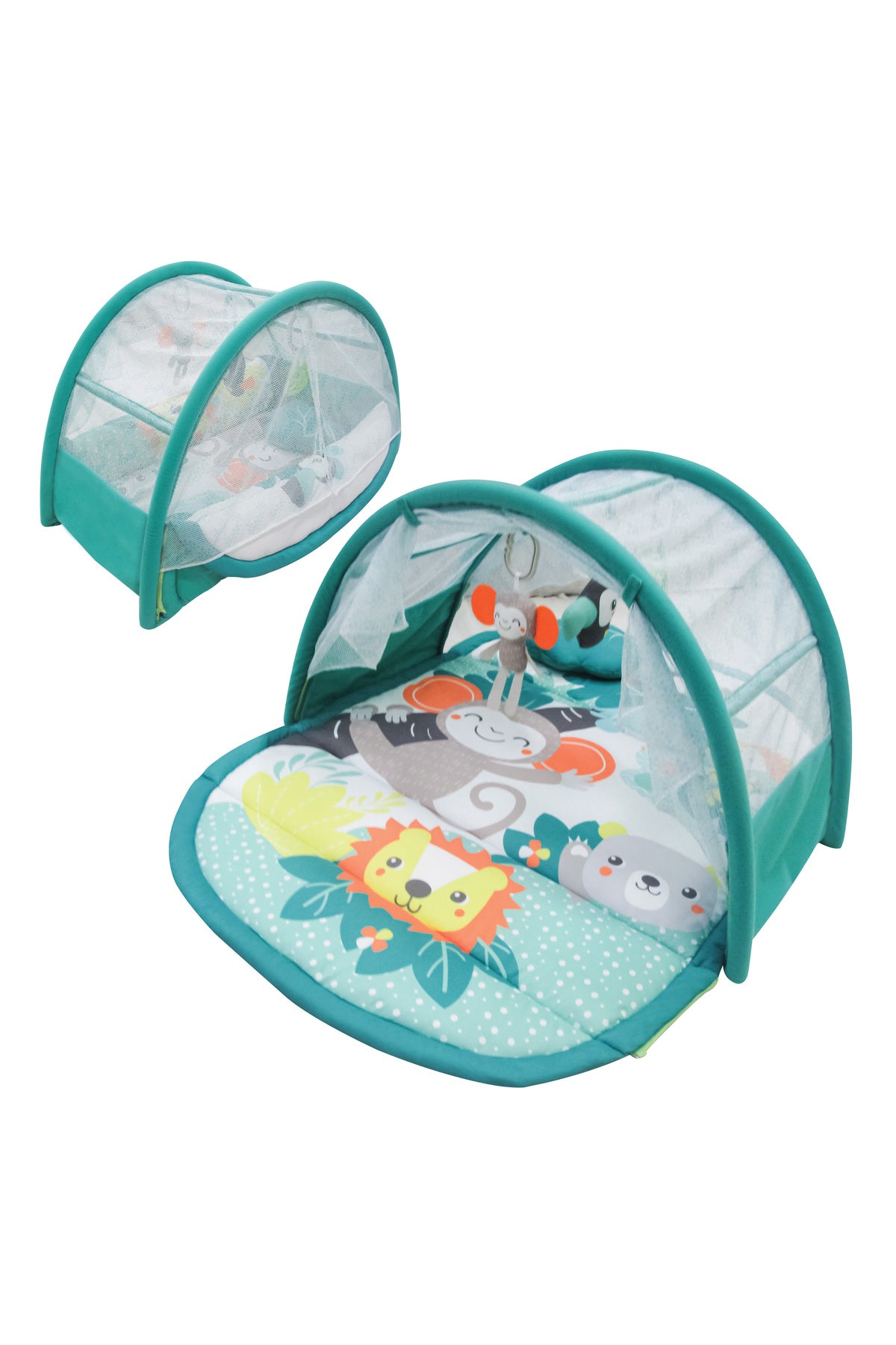 MOON Sit Feed Nap and Play Activity Floor Mat for Babies 0m+ - Blue