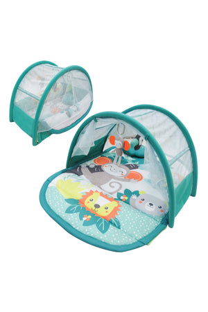 MOON Sit Feed Nap and Play Activity Floor Mat for Babies 0m+ - Blue