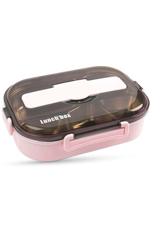 Cocobee Kids Oval Lunch Box – Non-Toxic, Food-Grade Material, (For Girls)- Pink
