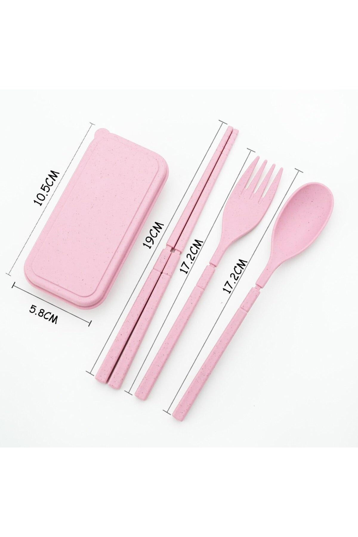 Star Babies Insulated Mini Lunch Bag with Foldable Fork- Spoon Set Black