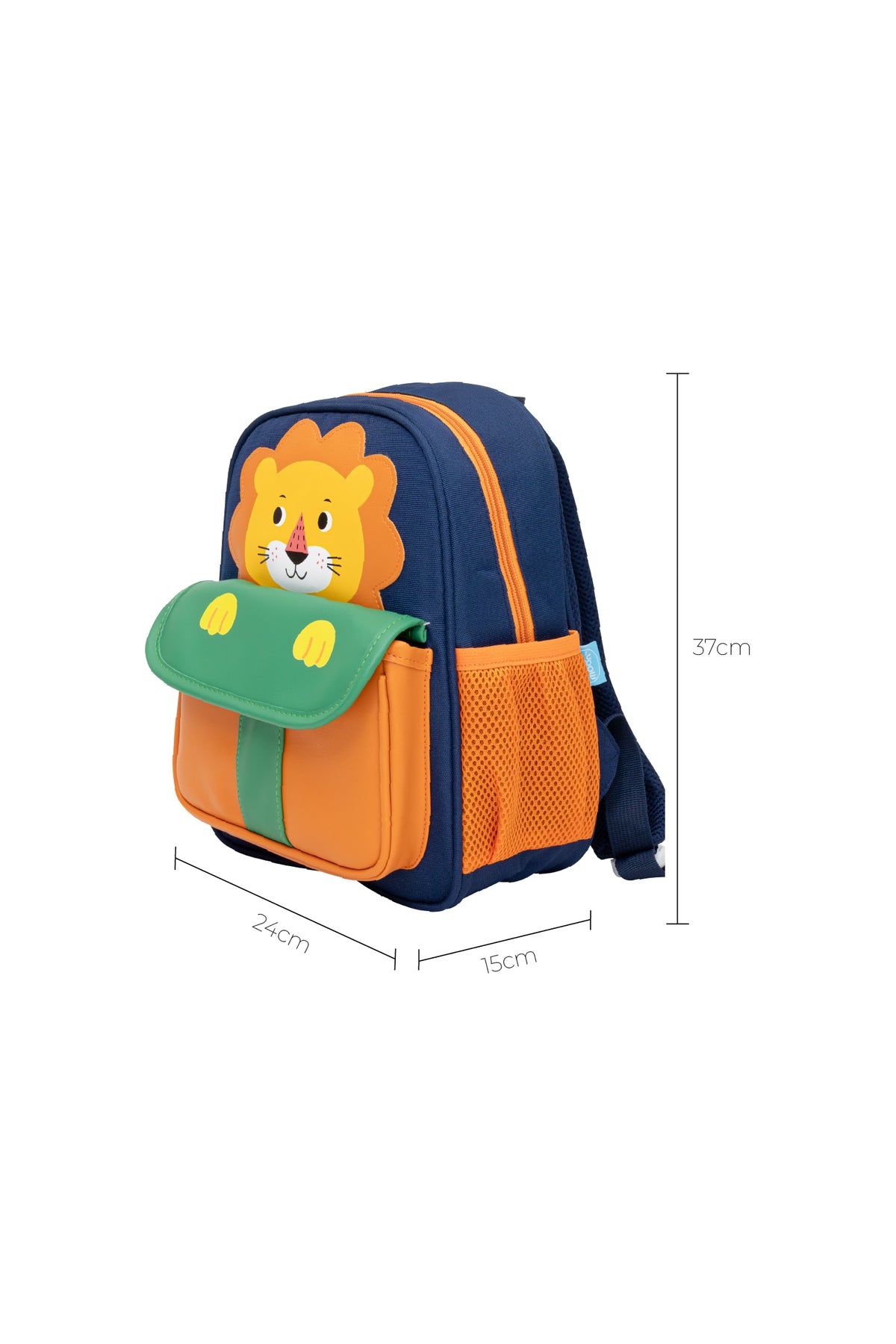 MOON Kids Backpack  – Comfy 3D Design,Padded Straps, Waterproof-Perfect for Preschool, Nursery, Snacks & Lunchbox-Lion