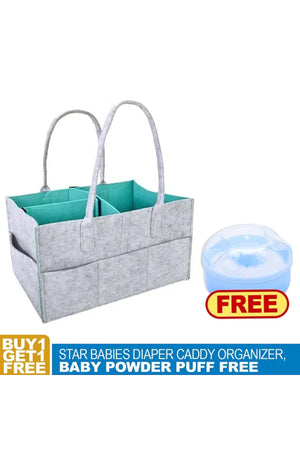 Star Babies - Caddy Diaper Bag w/ Powder Puff