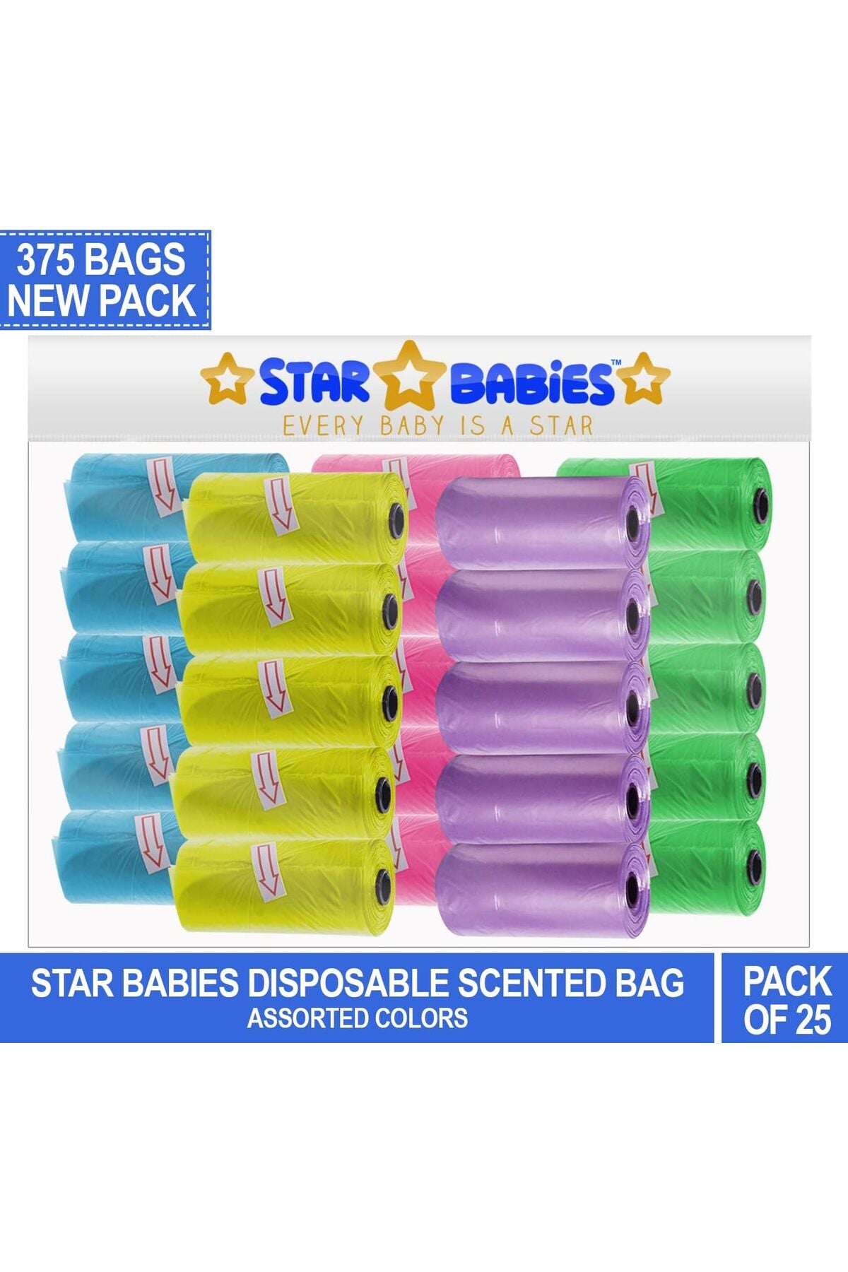 Star Babies Scented Bag, 22 X 32cm, Bwppg, Pack Of 375