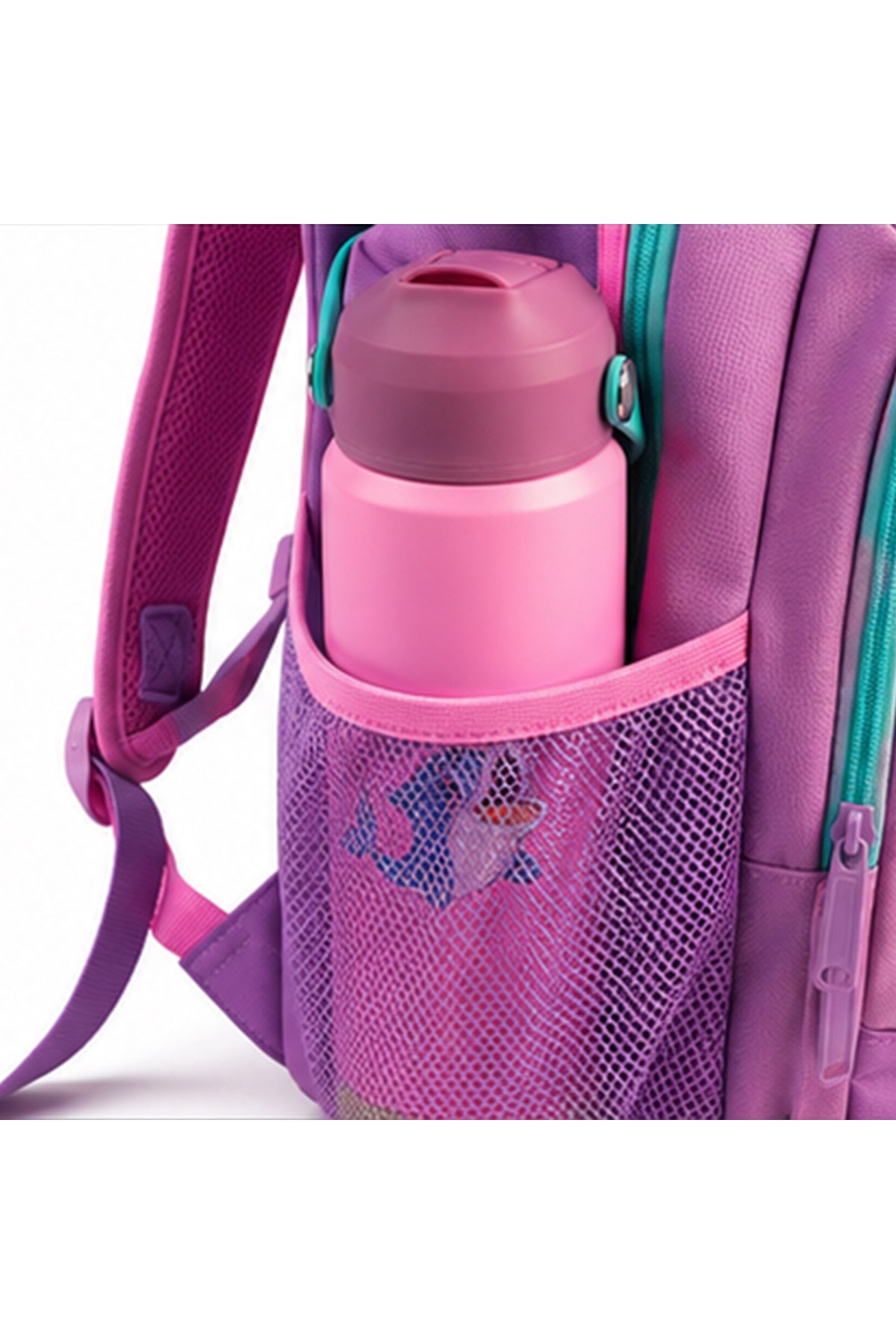 Cocobee-Insulated Stainless Steel Water Bottle, Leakproof, Soft Handle Grip, Odour Free, 500Ml, 3 Years+ – Pink
