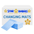 Star Babies 48pcs Regular Disposable Changing Mat with 12pcs Scented Changing Mats Blue -  Pack of 60