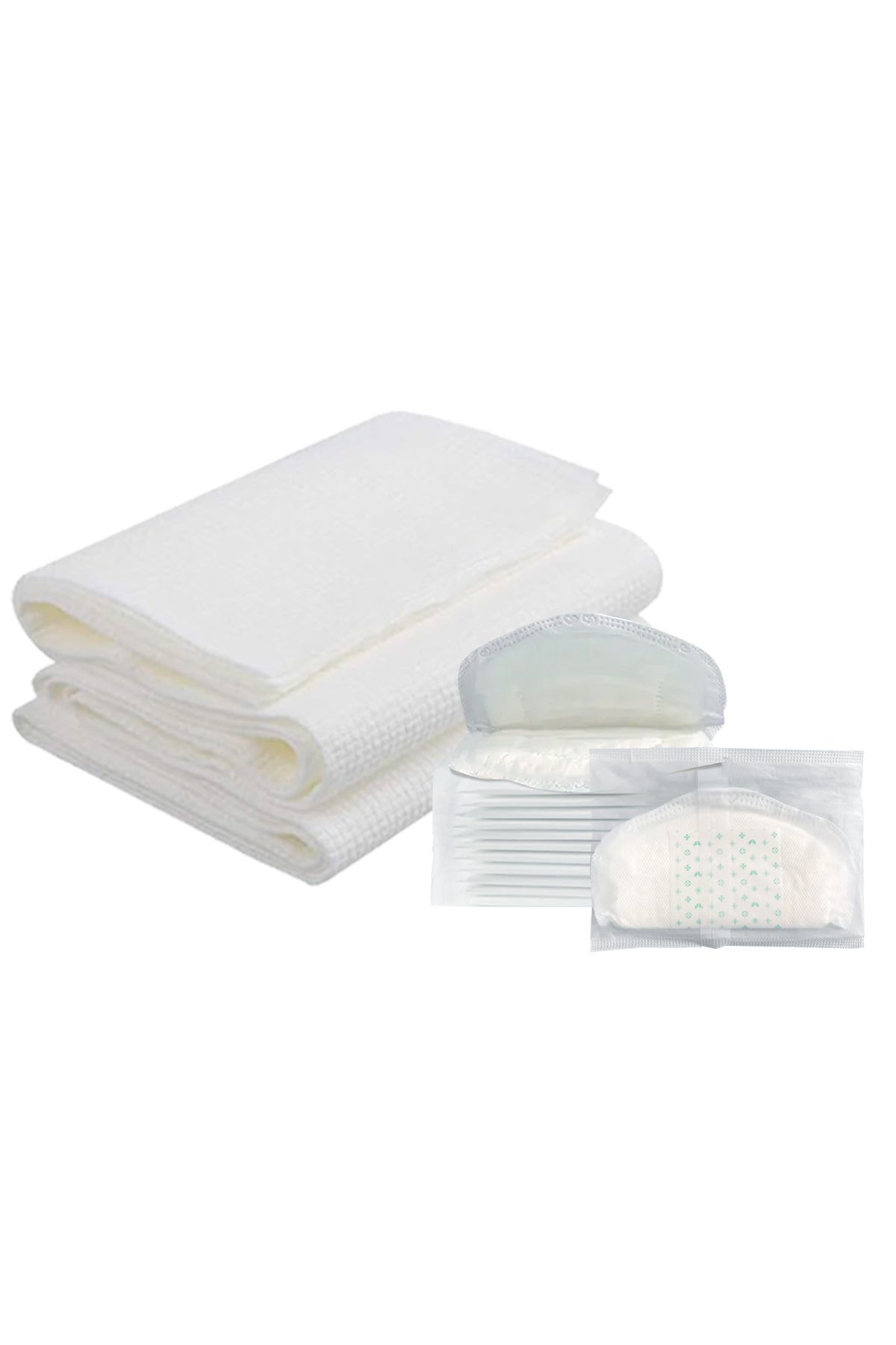 Star Babies - Disposable Breast Pad 20pcs w/ Disposable Towel 3pcs - White