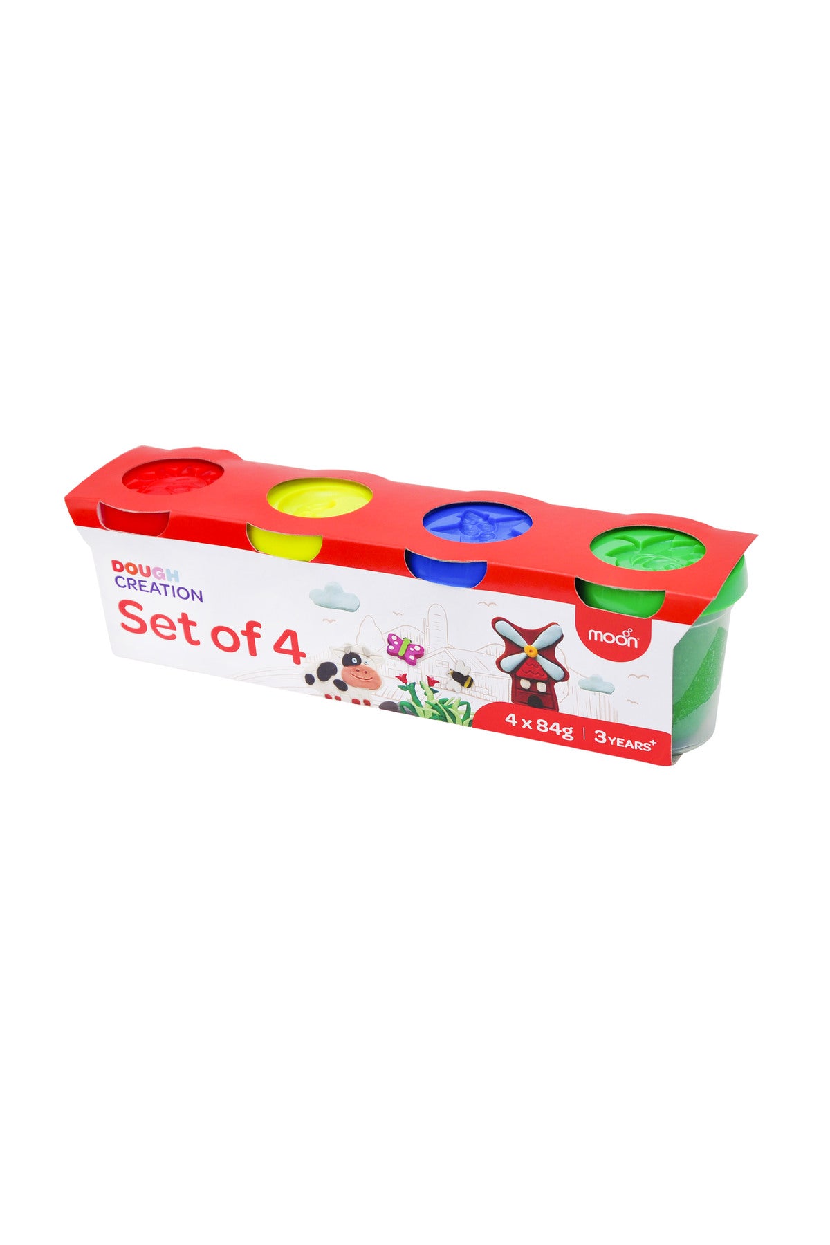 MOON Kid's Dough CREATION SET F 4 ,4 X 84 G.