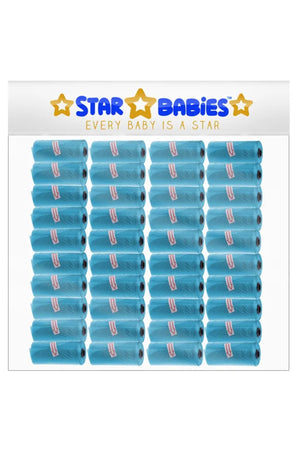 Star Babies Scented Bags Blue - Pack of 40 (15 Each)