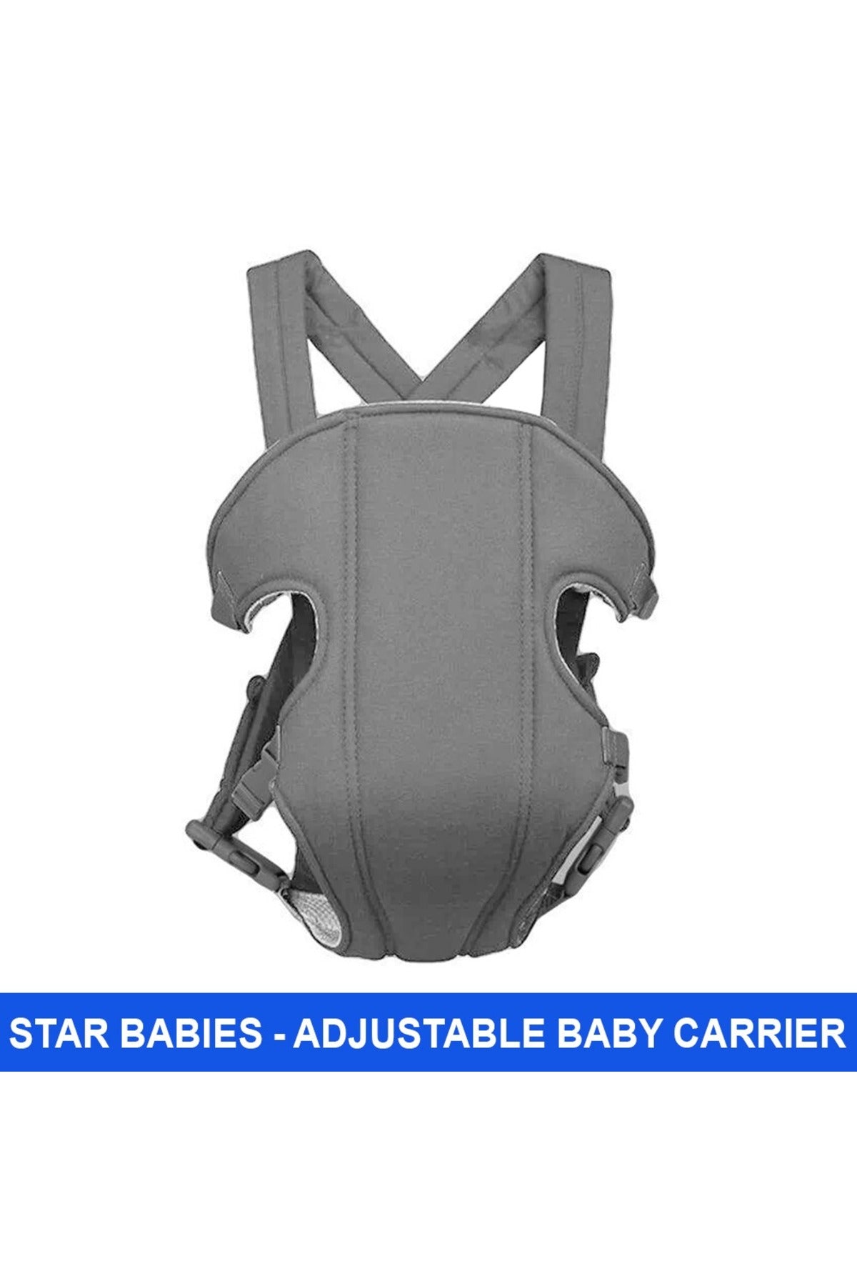 Star Babies - Adjustable Infant Baby Carrier - Grey