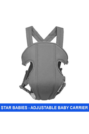 Star Babies - Adjustable Infant Baby Carrier - Grey