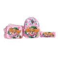 MOON Licensed PAW PATROL 3 in 1 Kids Backpack Set  - (13-Inch) Premium Kids School Bag with Lunch Bag & Pencil Case-Pink