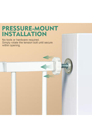 Star Babies - Auto Close Baby Safety Gate - 75-84 cm