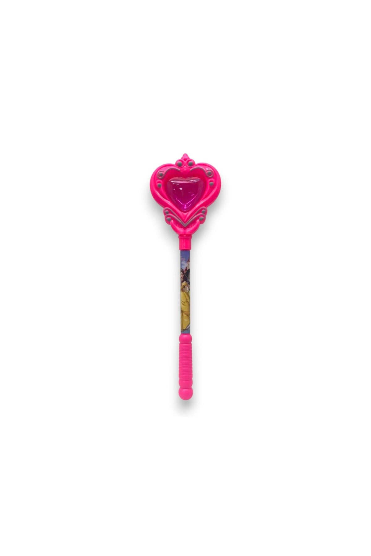 Disney Princess Magic Wand for Girls – Flashing Light Up Toy with Heart Top – Princess Dress Up Pretend Play Accessory-Pink