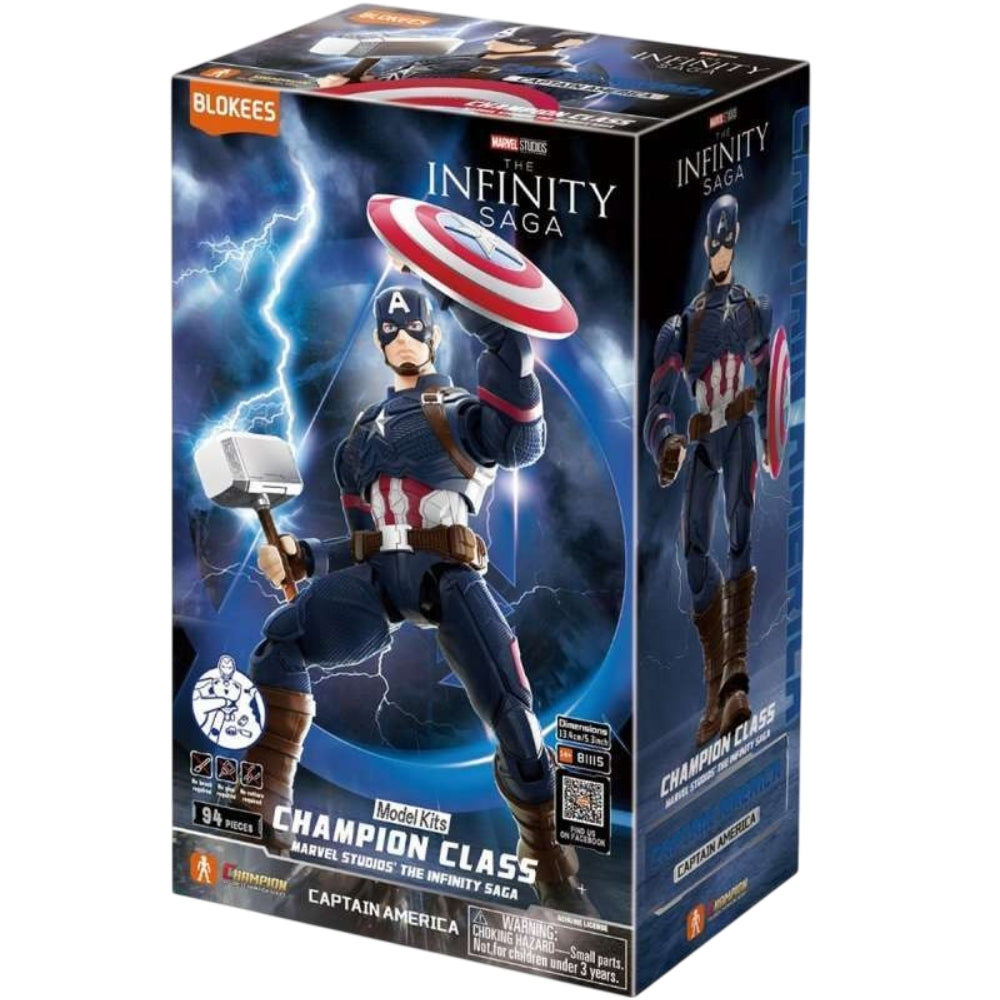 Blokees Marvel Champion Class – Captain America Action Figure