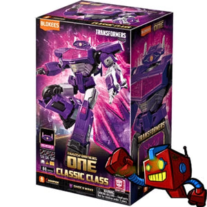 Blokees Transformers One Shockwave Classic Class Action Figure – 86 PCS Construction Kit, Collectible Decepticon Model Toy for Kids & Adults, STEM Building Set