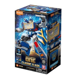 Blokees Transformers One Soundwave Classic Class Action Figure – 85 PCS Construction Kit, Opening Chest Compartment, STEM Collectible Robot Model Toy