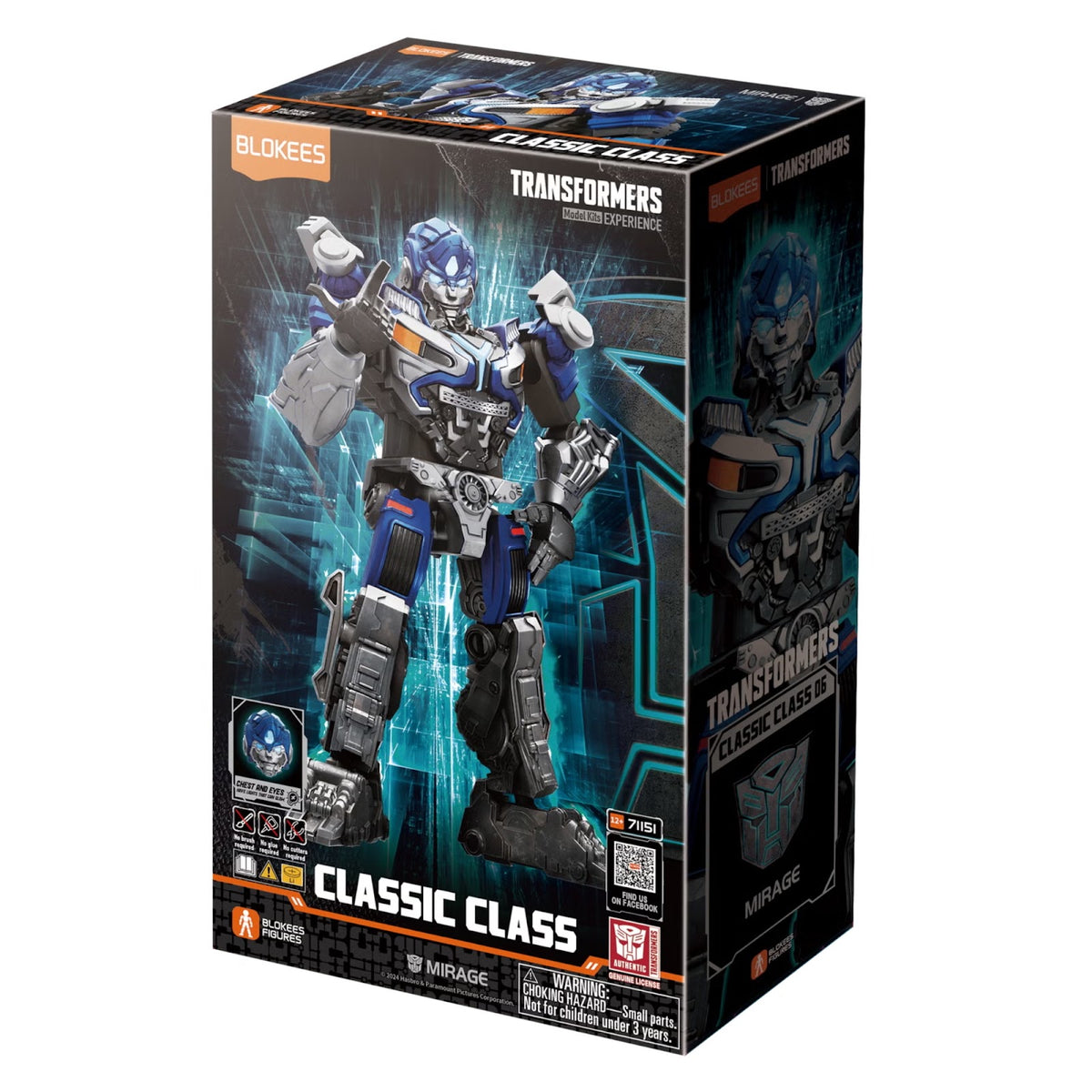 Blokees Transformers Classic Class CC06 Mirage Model Kit (10cm)