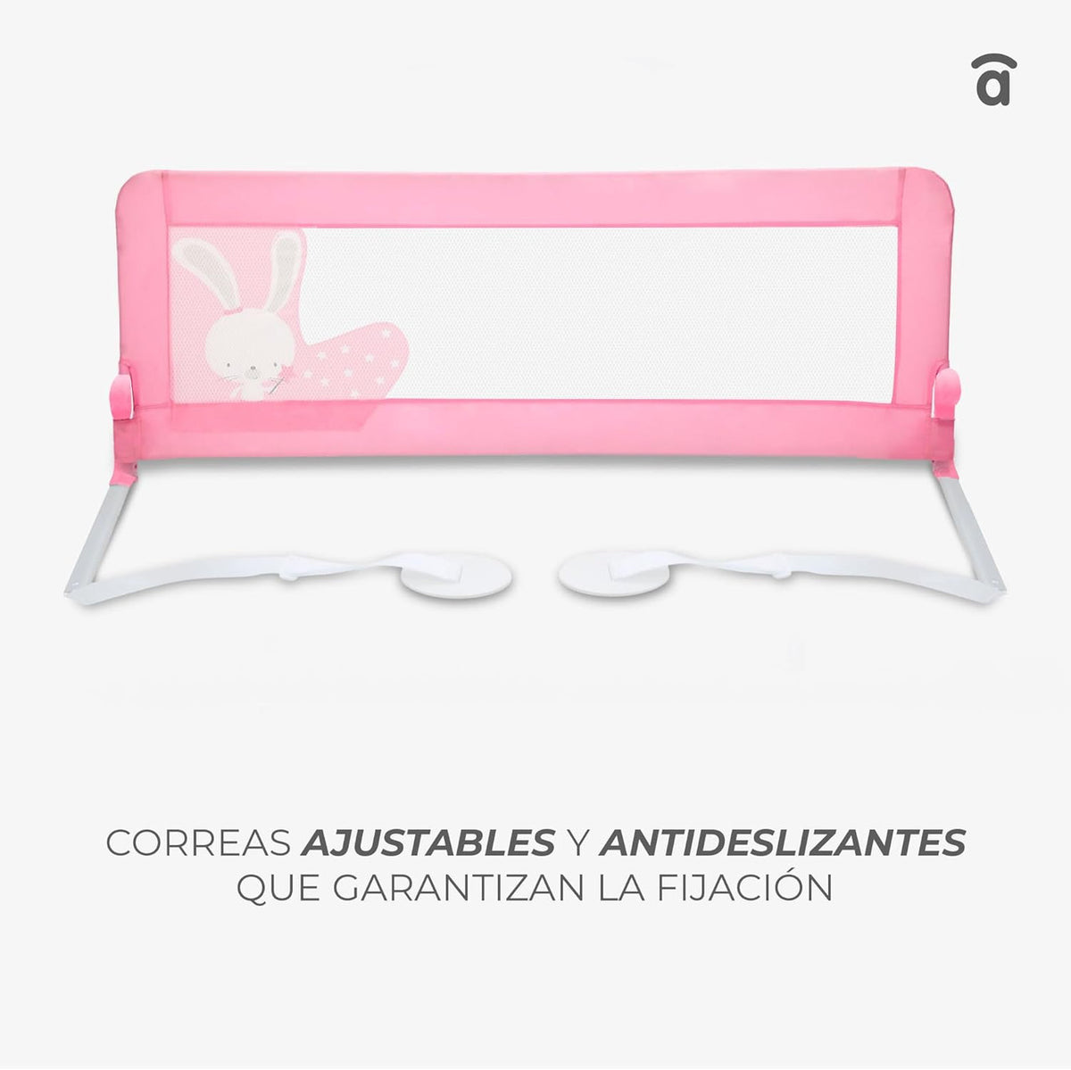 Asalvo Safety Bed Rail for Children 150 cm. 2 in 1 Owl – Folding with Adjustable Strap