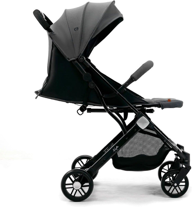 Asalvo Kubic 2 Travel Stroller Grey, Lightweight, One-Hand Fold, 0-4Y