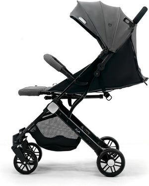 Asalvo Kubic 2 Travel Stroller Grey, Lightweight, One-Hand Fold, 0-4Y