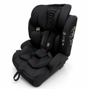 Asalvo Route Fix Convertible Car Seat, Group 1/2/3 (9-36kg), Isofix + Top Tether, Black