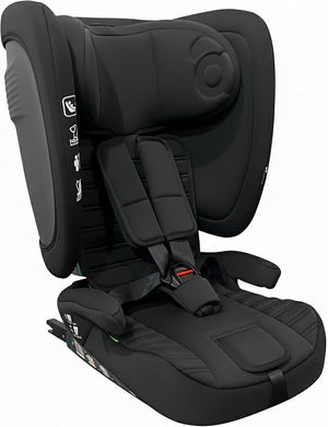 Asalvo Neocare i-Size Convertible Car Seat ECE R129 - Black (0-12 years) Multi-Stage Protection