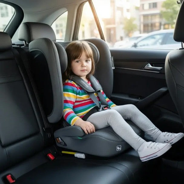 Asalvo Omniguard Convertible Car Seat Grey, Isofix, I-Size, ECE R129 (4-12 years)