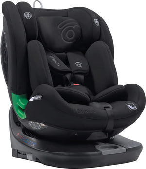 Asalvo Austen 360° Rotating Car Seat 3 Black, i-Size, ISOFIX and Top Tether, Black - 0-12 years