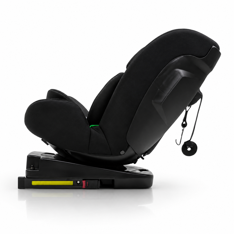 Asalvo Protocare 360° Rotating i-Size Car Seat with ISOFIX, Grey, Rear & Forward Facing