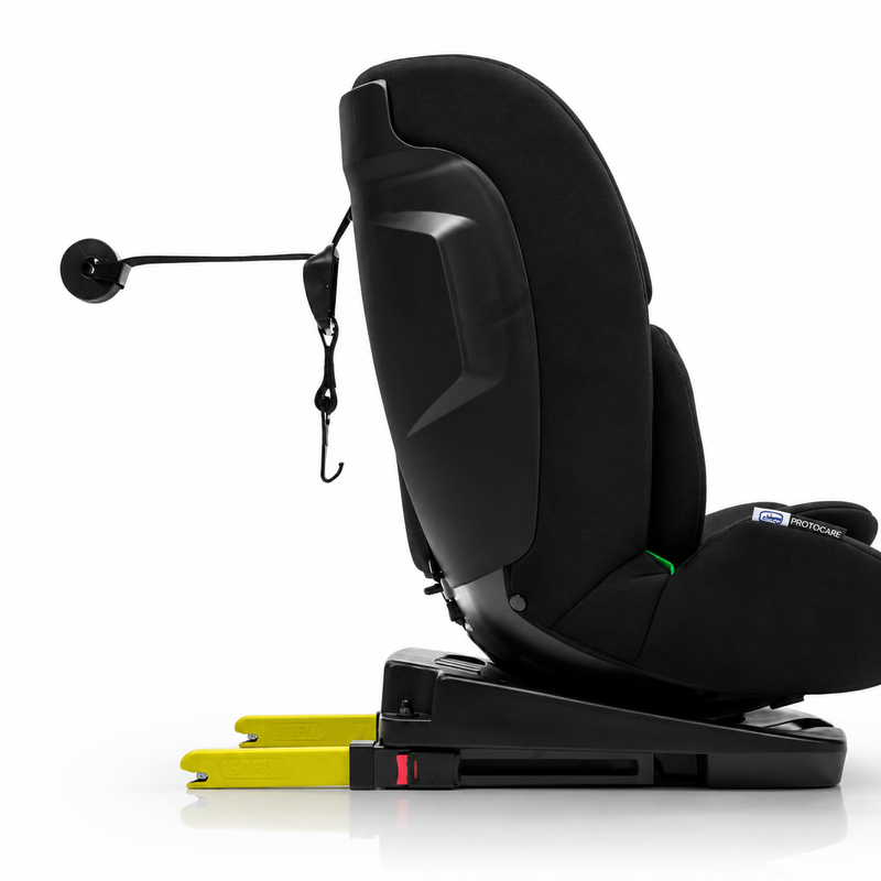 Asalvo Protocare 360° Rotating i-Size Car Seat with ISOFIX, Grey, Rear & Forward Facing