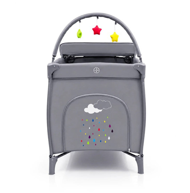 Asalvo Completa Travel Crib Umbrella, 3-in-1, Cradle, Playard & Changing Table - 0-months to 15 kg.