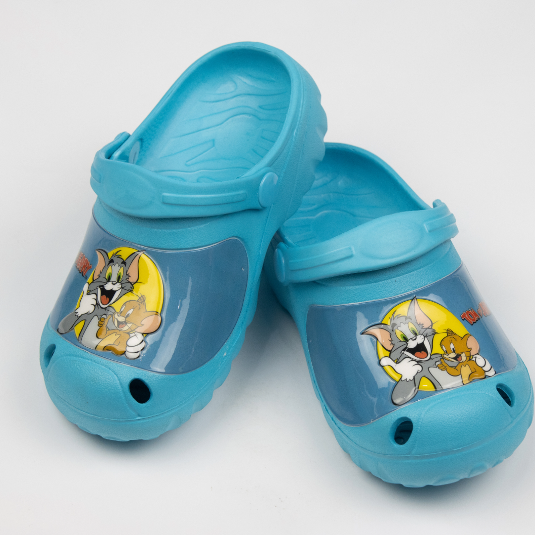 Tom & Jerry Kids Clogs – Comfortable & Lightweight Slip-Ons For Boys – Blue