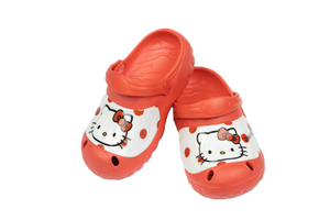 Hello Kitty Kids Clogs With Lightweight Comfort And Durable Design – Red