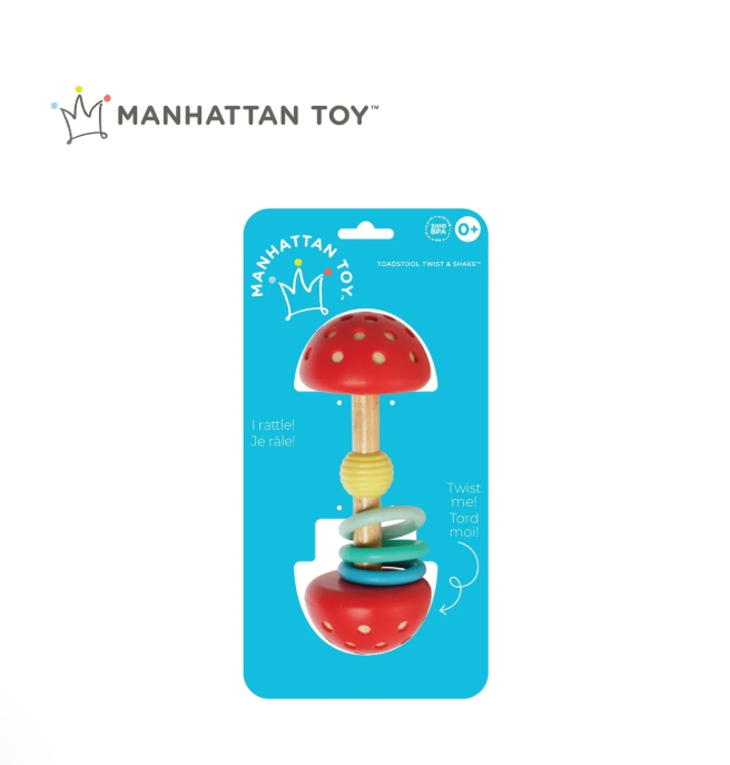 Toadstool Twist N Shake Toy by Manhattan Toy 0m+