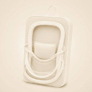 Portable Baby Nest with Zippered Mosquito Net - Melton Fabric