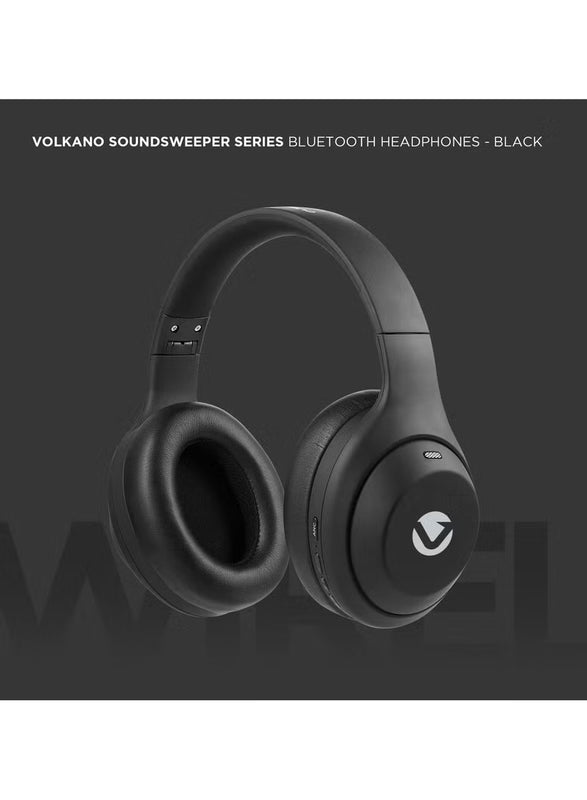 Volkano SoundSweeper Series Active Noise Cancelling Headphones - Black