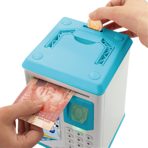 Volkano Kids Robo Vault series Kids Money Saving Vault - Blue - Image 4