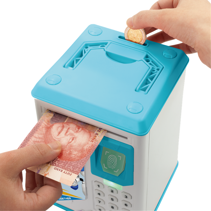 Volkano Kids Robo Vault series Kids Money Saving Vault - Blue - Image 4