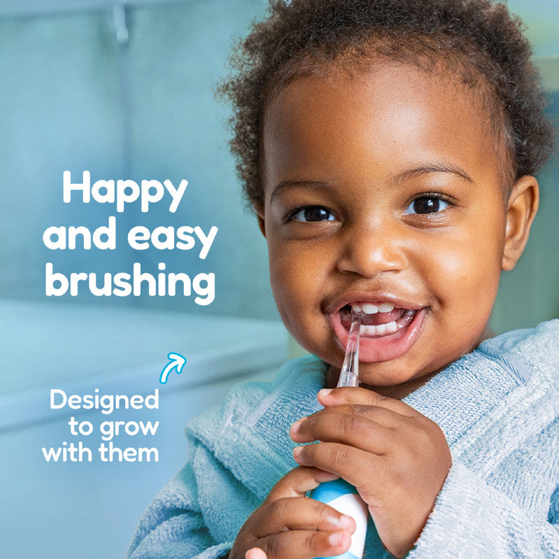 BRUSHBABY BabySonic Blue Electric Toothbrush 0-3 yrs