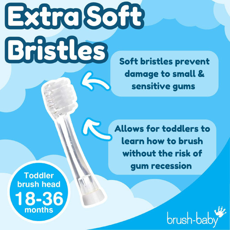 BabySonic Replacement Brush Heads 18-36 mths (4 Pack)