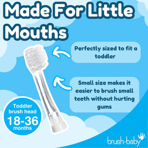 BabySonic Replacement Brush Heads 18-36 mths (4 Pack)