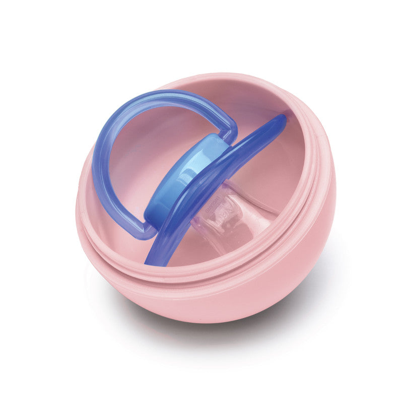 Melii Pacifier Pod, BPA Free Pacifier Holder Case Pink 2 pcs