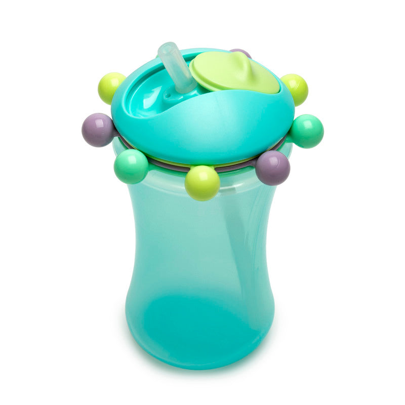 Melii Abacus Straw Sippy Cup Turquoise & Green 340ml 2 pcs