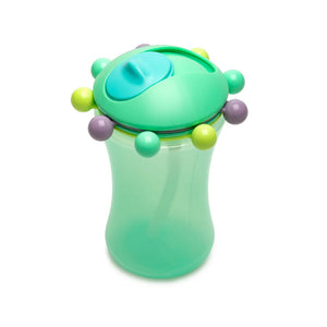Melii Abacus Straw Sippy Cup Green & Pink 340ml 2 pcs