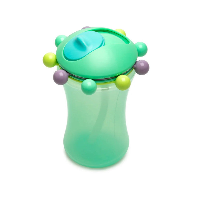 Melii Abacus Straw Sippy Cup Green & Pink 340ml 2 pcs