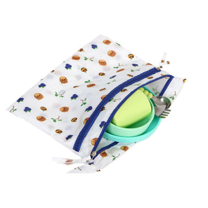Melii - Multi Purpose Waterproof Wet Bag - White & Navy Bear
