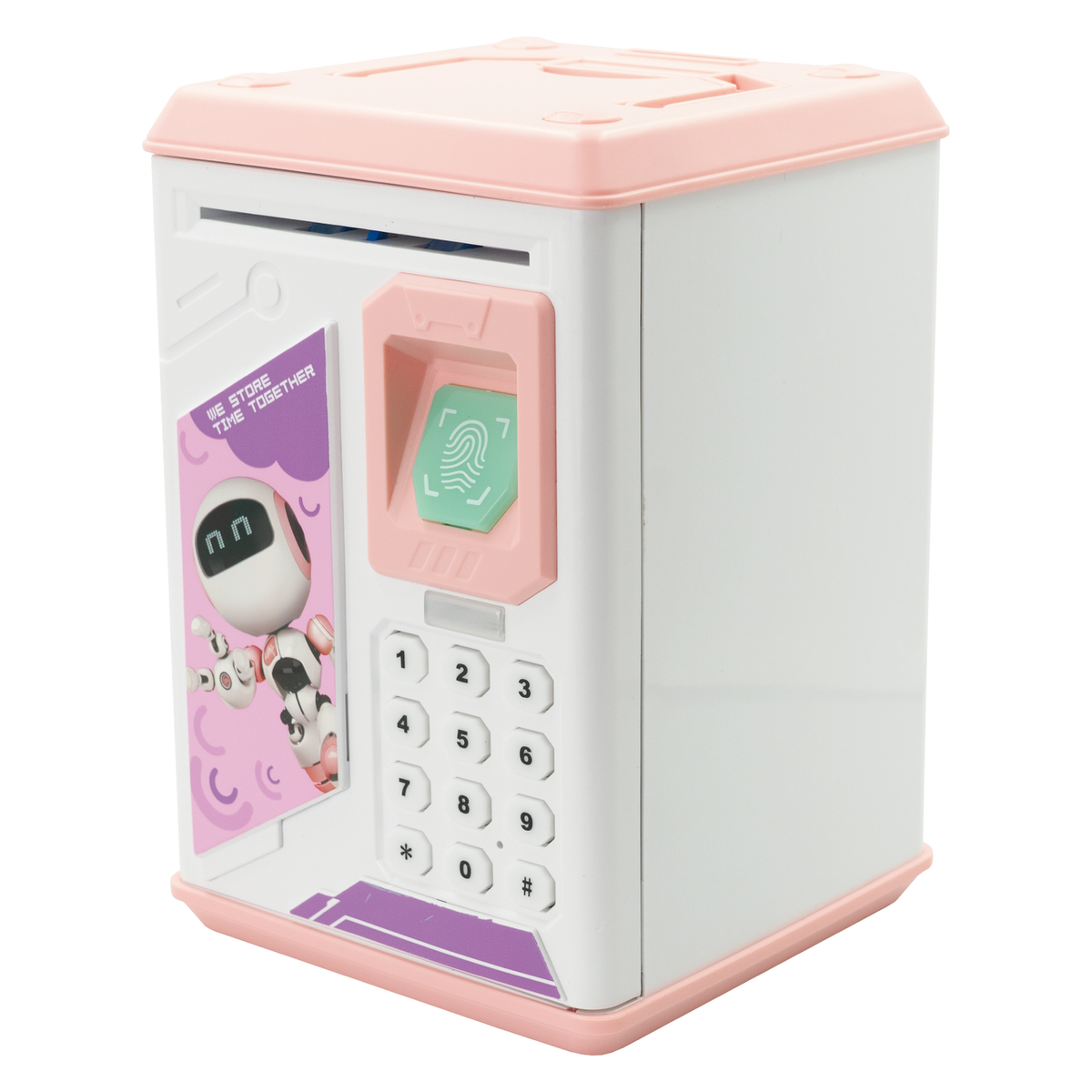 Volkano Kids Robo Vault series Kids Money Saving Vault - Pink - Image 3