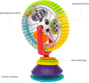Sassy Wonder Wheel High Chair Tray Toy, 6M+